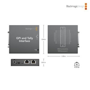 BLACKMAGIC DESIGN GPI and Tally Interface