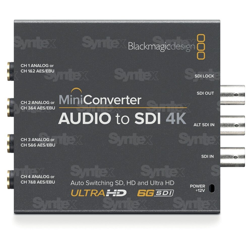 BLACKMAGIC DESIGN Mini Converter Audio to SDI 4K