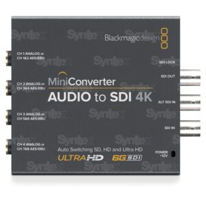 BLACKMAGIC DESIGN Mini Converter Audio to SDI 4K