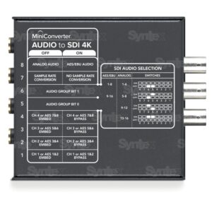 BLACKMAGIC DESIGN Mini Converter Audio to SDI 4K