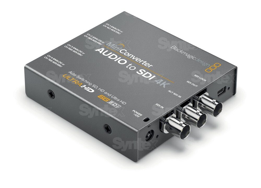BLACKMAGIC DESIGN Mini Converter Audio to SDI 4K