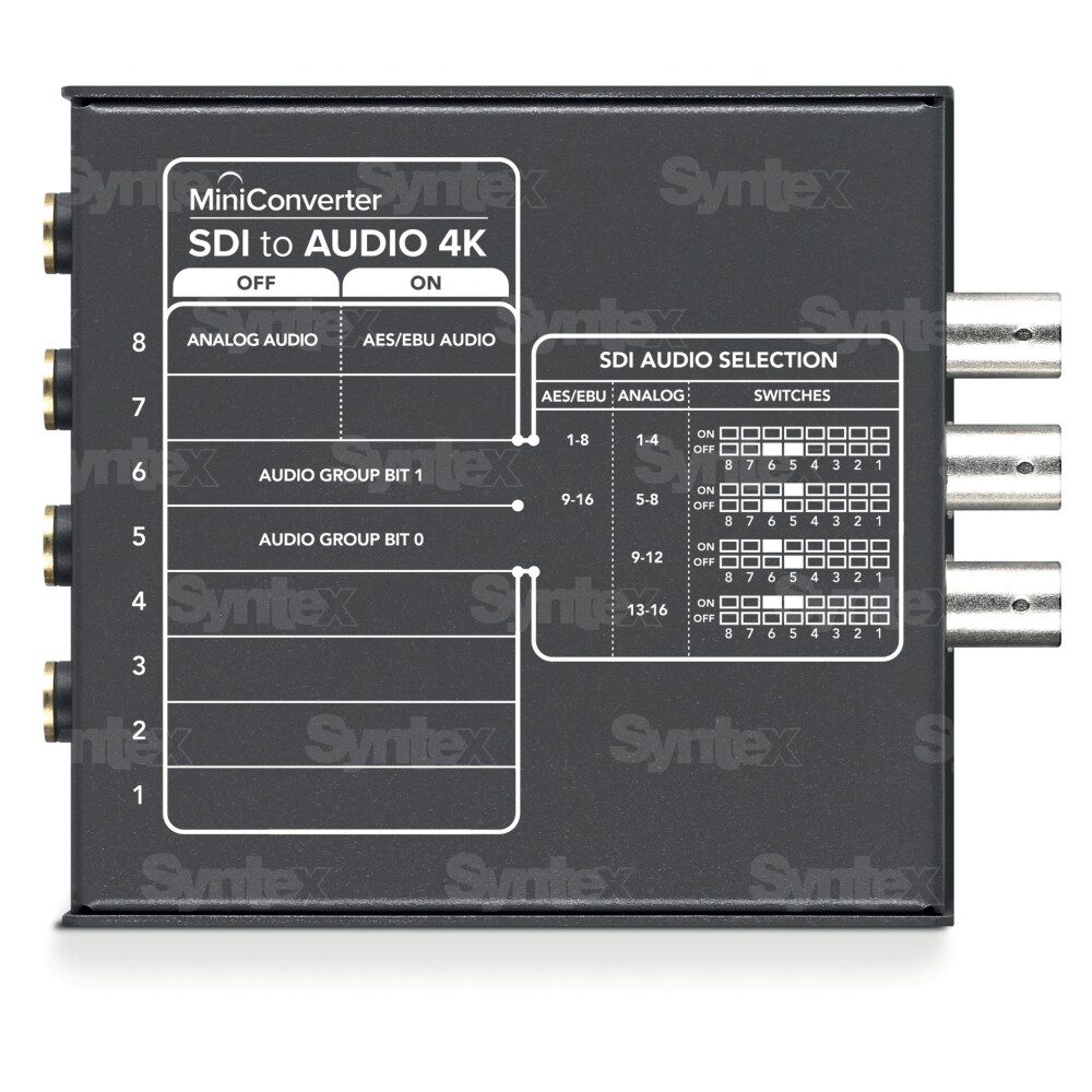 BLACKMAGIC DESIGN Mini Converter SDI to Audio 4K