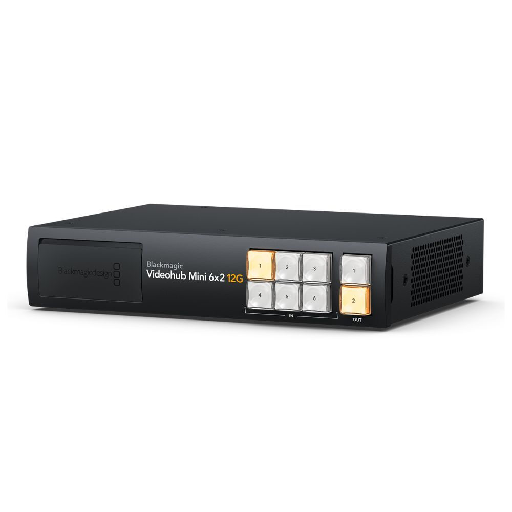 BLACKMAGIC DESIGN Videohub Mini 6x2 12G