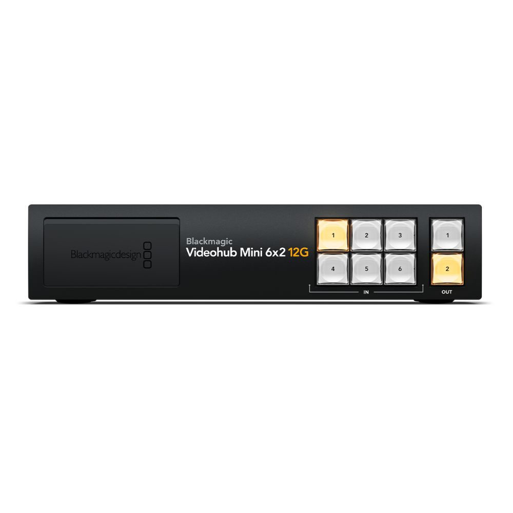 BLACKMAGIC DESIGN Videohub Mini 6x2 12G