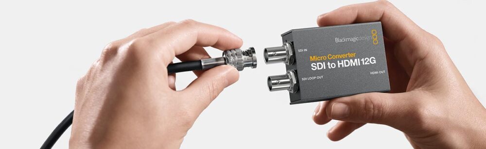 BLACKMAGIC DESIGN Micro Converter SDI to HDMI 12G (without PS)
