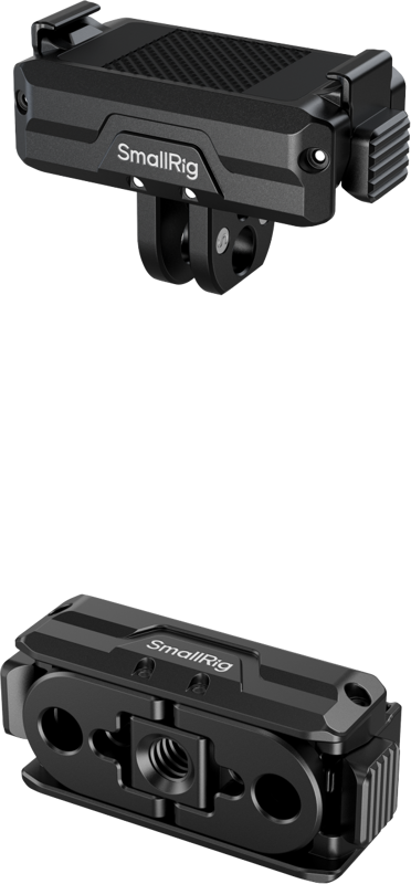 SMALLRIG 5890 Bidirectional QR Folding Adapter Mount with 2-Prong Mount and 1/4"-20 Threaded hole