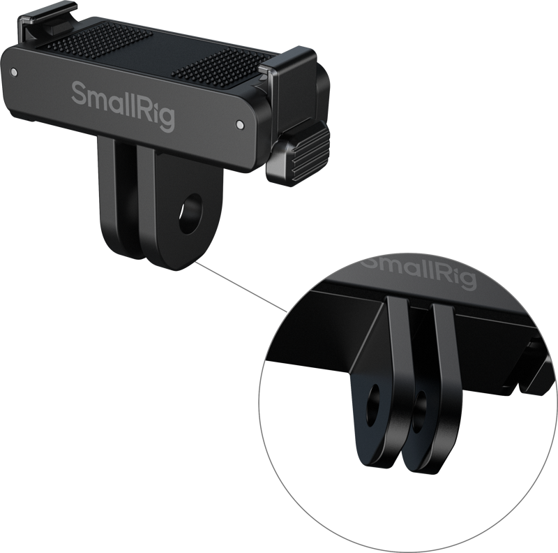 SMALLRIG 5911 Bidirectional Quick Release Adapter Support with 2-Prong Mount