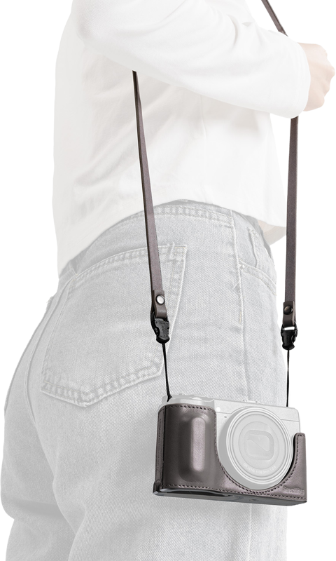 SMALLRIG 5685 Quick Release Shoulder Strap for Ricoh GR Series (Grey)