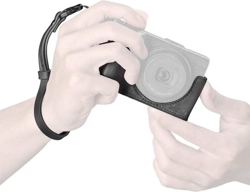 SMALLRIG 5683 Quick Release Wrist Strap for Ricoh GR Series (Black)