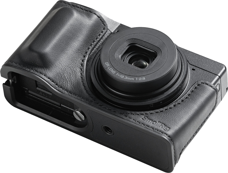 SMALLRIG 5676 Leather Case Kit for RICOH GR IV / GR III / GR IIIx / GR III HDF / GR IIIx HDF (Black)