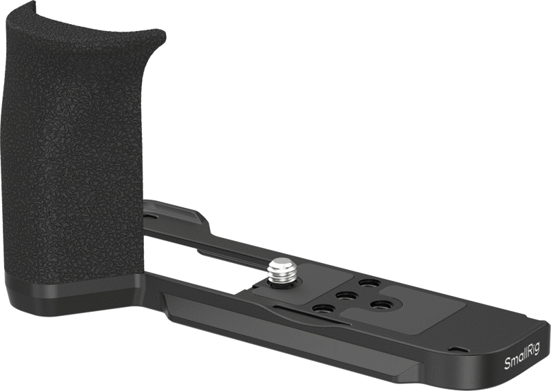 SMALLRIG 5808 L-Shaped Mount Plate with Handle for Canon PowerShot V1 (Black)