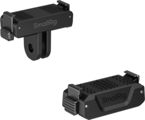 SMALLRIG 5918 Bidirectional QR Folding Adapter Support with 2-Prong Mount and 1/4"-20 Threaded hole