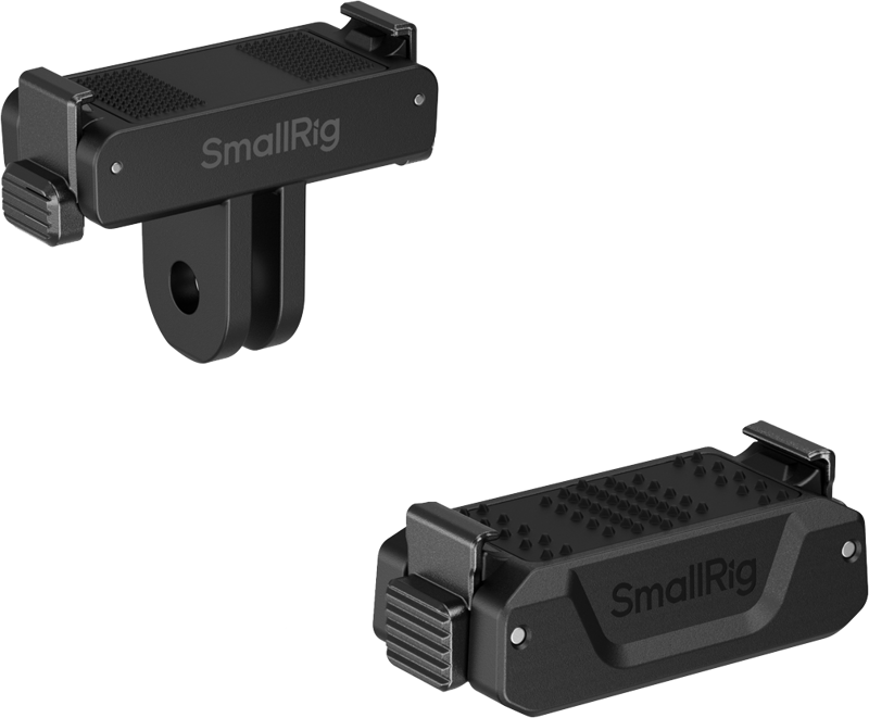SMALLRIG 5918 Bidirectional QR Folding Adapter Support with 2-Prong Mount and 1/4"-20 Threaded hole