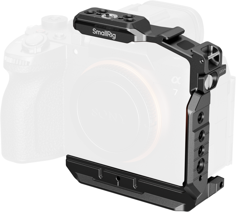 SMALLRIG 6023 "HawkLock" Quick Release Half Cage for Sony Alpha 7 V / 7R V / 7 IV