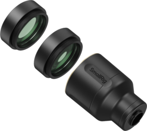 SMALLRIG 5334 2× Magnification Telephoto & Macro Lens Kit for Phones (T-Mount)