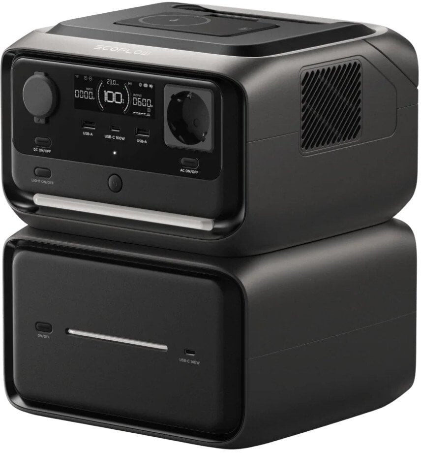 ECOFLOW power station RIVER 3 Max Plus Wireless