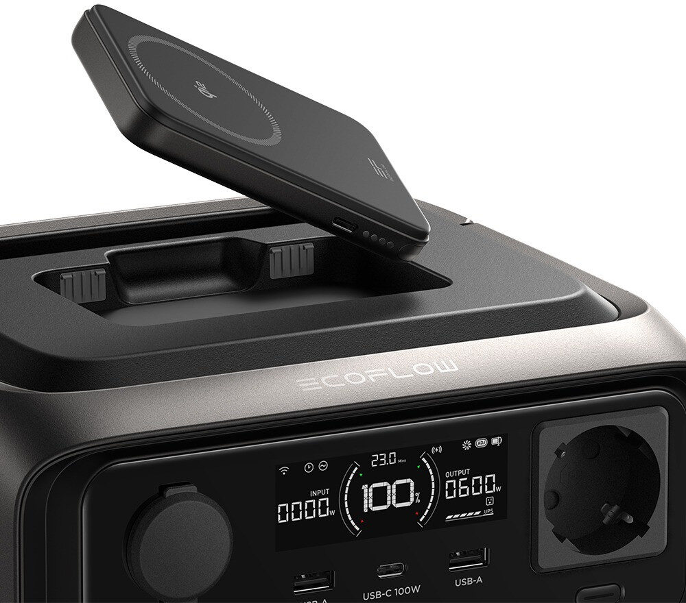 ECOFLOW power station RIVER 3 Max Plus Wireless