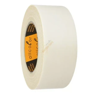 Double Sided Cloth Carpet Tape 215, 50mm x 25m, plastic resistant, transparent