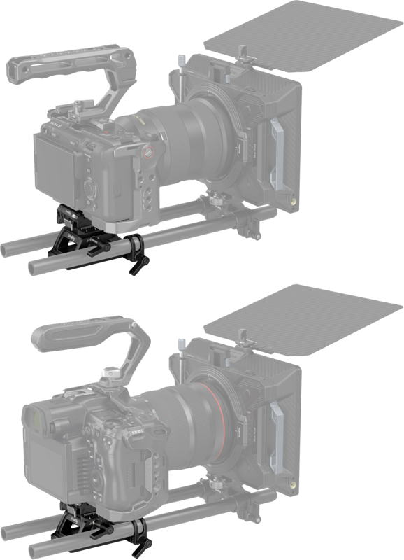 SMALLRIG 4233 Height adjustable Mount Plate Kit Universal ARCA & Manfrotto compatible