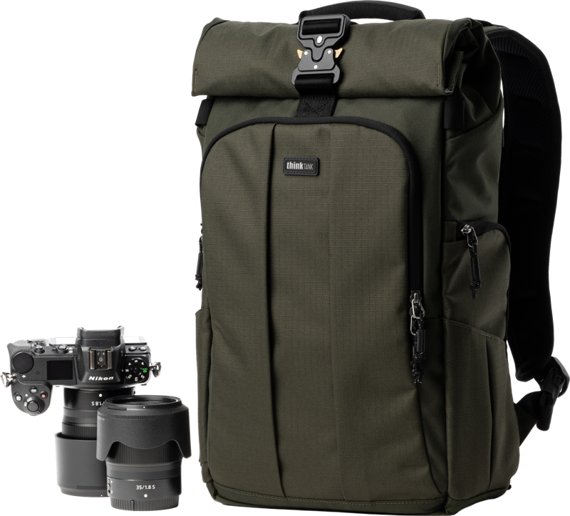 THINK TANK FocusPoint 22L I Hybrid RollTop Backpack I Greenway