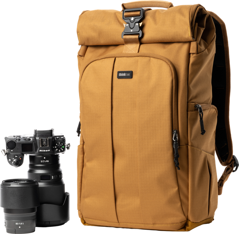 THINK TANK FocusPoint 30L I Hybrid RollTop Backpack I Golden Hour