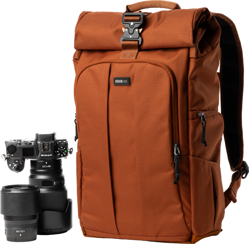 THINK TANK FocusPoint 30L I Hybrid RollTop Backpack I Urban Rust