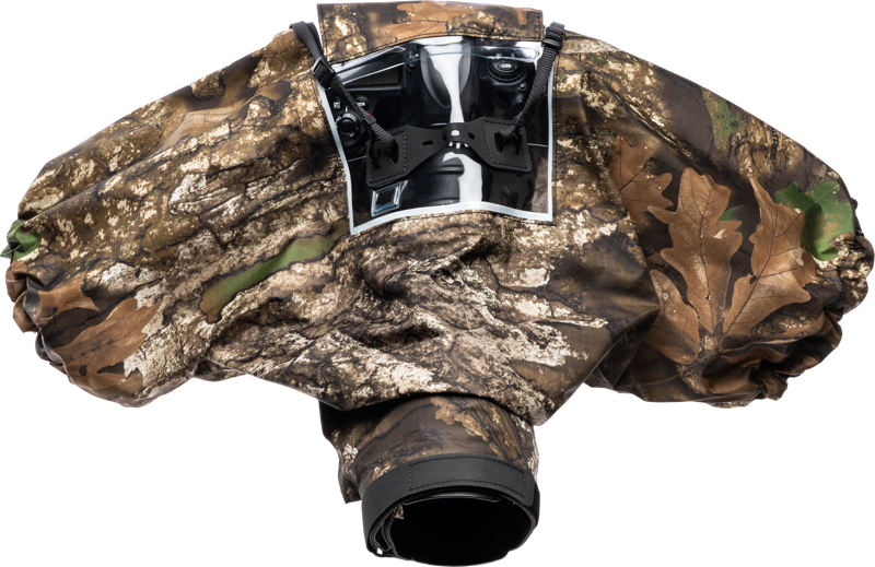 THINK TANK Rain Cover I RealTree APX Camo (EYEPIECE REQUIRED) I Hydrophobia D 70-200 V3