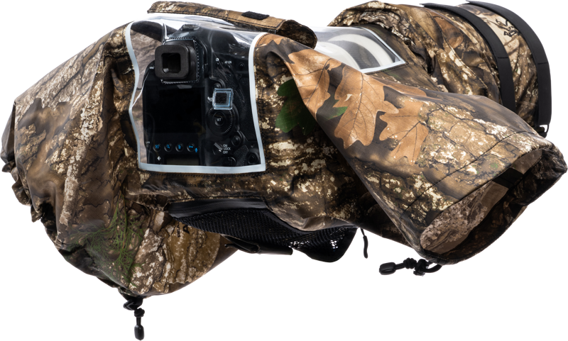 THINK TANK Rain Cover I RealTree APX Camo (EYEPIECE REQUIRED) I Hydrophobia DM 300-600 V3