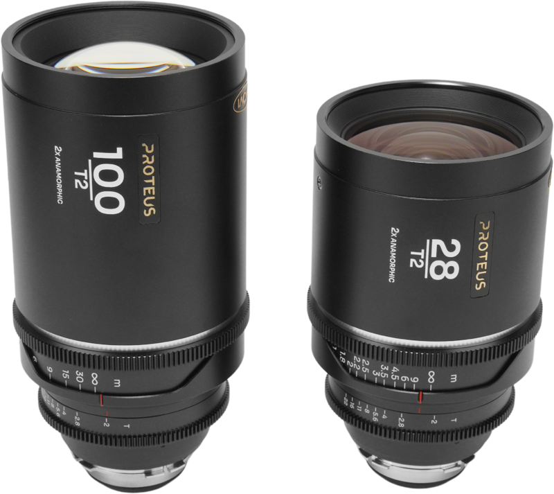 LAOWA Proteus 2X Anamorphic 2-Lens Bundle Set C (28mm, 100mm) - Silver - Arri PL/Canon EF