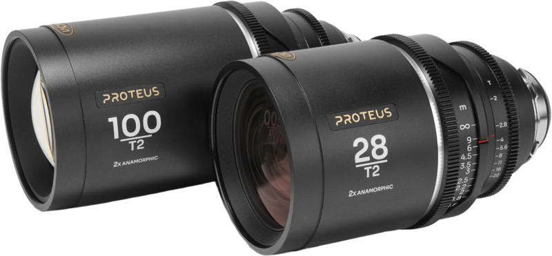 LAOWA Proteus 2X Anamorphic 2-Lens Bundle Set C (28mm, 100mm) - Silver - Arri PL/Canon EF