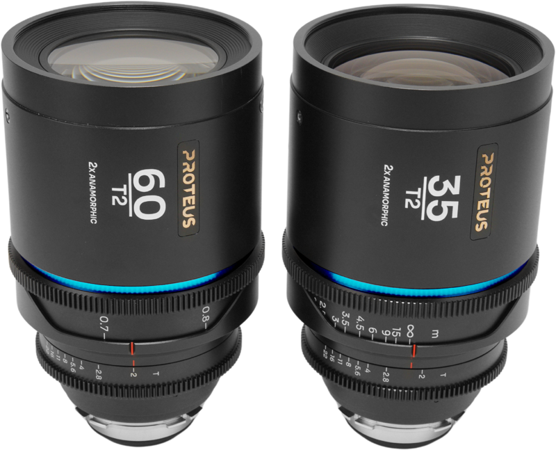 LAOWA Proteus 2X Anamorphic 2-Lens Bundle Set A (35mm, 60mm) - Blue - Arri PL/Canon EF