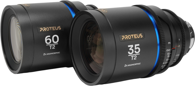 LAOWA Proteus 2X Anamorphic 2-Lens Bundle Set A (35mm, 60mm) - Blue - Arri PL/Canon EF