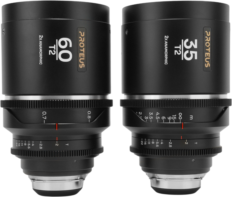 LAOWA Proteus 2X Anamorphic 2-Lens Bundle Set A (35mm, 60mm) - Silver - Arri PL/Canon EF