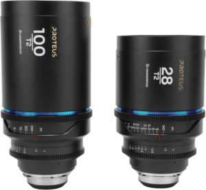 LAOWA Proteus 2X Anamorphic 2-Lens Bundle Set C (28mm, 100mm) - Blue - Arri PL/Canon EF