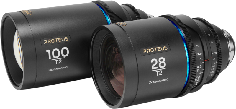 LAOWA Proteus 2X Anamorphic 2-Lens Bundle Set C (28mm, 100mm) - Blue - Arri PL/Canon EF
