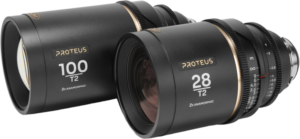 LAOWA Proteus 2X Anamorphic 2-Lens Bundle Set C (28mm, 100mm) - Amber - Arri PL/Canon EF