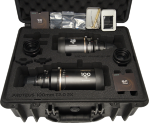 LAOWA Proteus 2X Anamorphic 2-Lens Bundle Set C (28mm, 100mm) - Amber - Arri PL/Canon EF