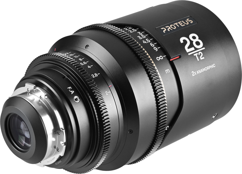 LAOWA Proteus 2X Anamorphic 28mm T2 - Amber - Arri PL/Canon EF