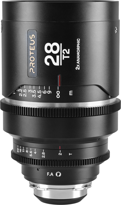 LAOWA Proteus 2X Anamorphic 28mm T2 - Silver - Arri PL/Canon EF
