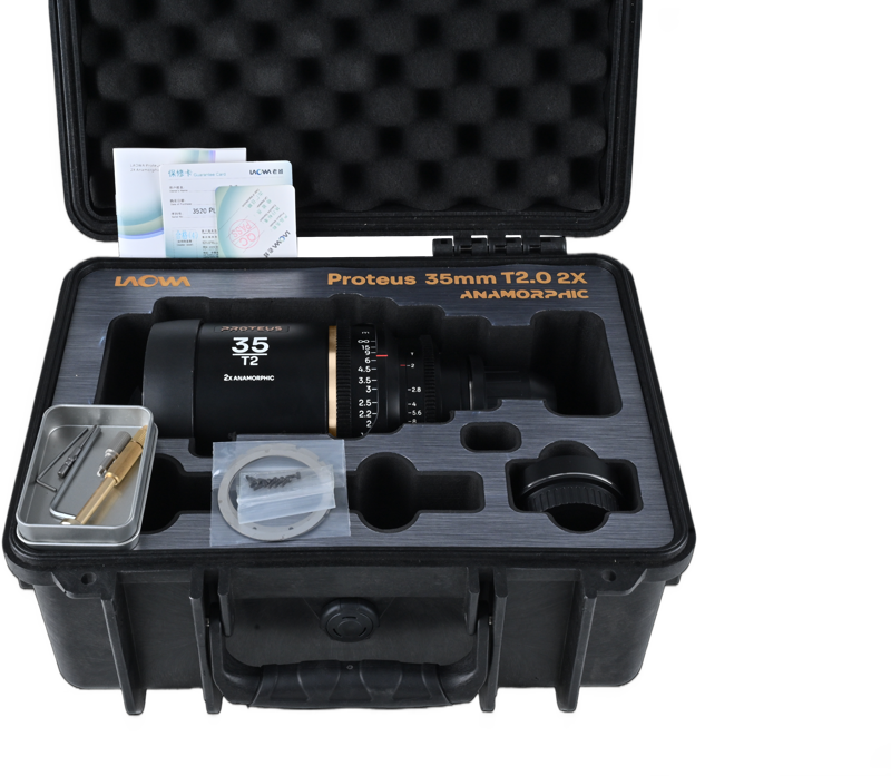 LAOWA Proteus 2X Anamorphic 35mm T2 - Amber - Arri PL/Canon EF