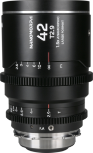LAOWA Nanomorph LF 42mm T2.9 1.5X (Silver) - Arri PL/Canon EF