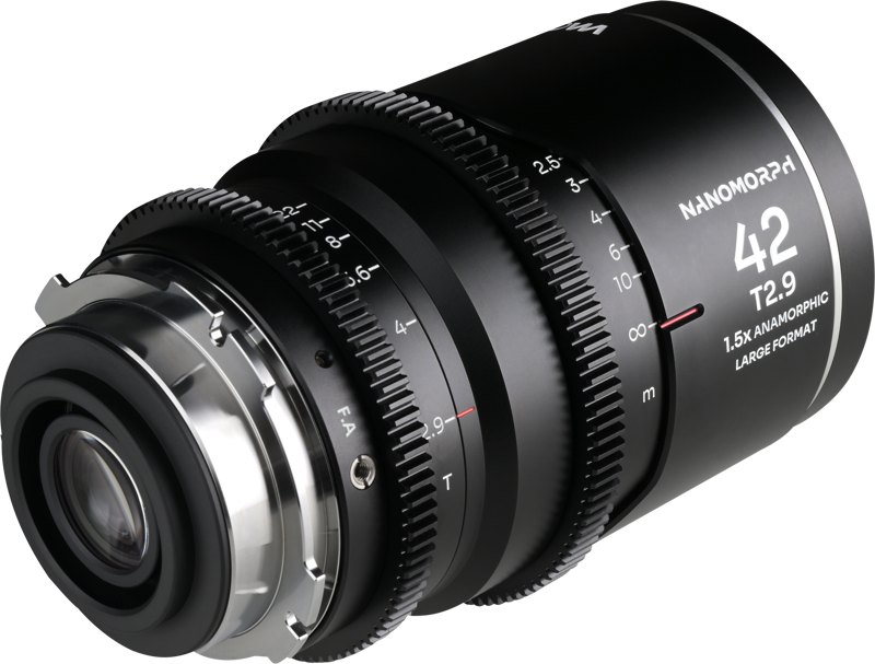 LAOWA Nanomorph LF 42mm T2.9 1.5X (Silver) - Arri PL/Canon EF