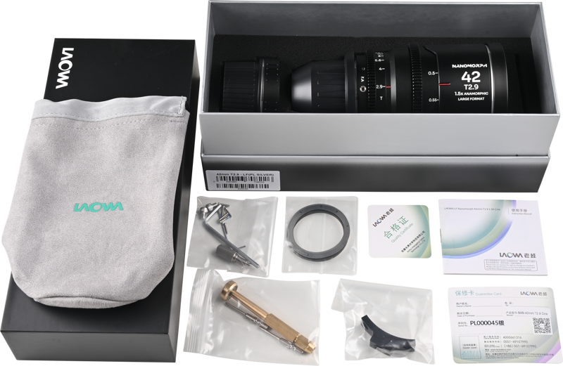 LAOWA Nanomorph LF 42mm T2.9 1.5X (Silver) - Arri PL/Canon EF