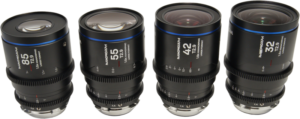 LAOWA Nanomorph LF Prime 4-Lens Bundle (32+42+55+85mm) Blue - Arri PL/ Canon EF