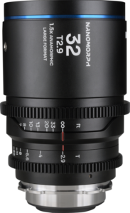 LAOWA Nanomorph LF 32mm T2.9 1.5X (Blue) - Arri PL/Canon EF