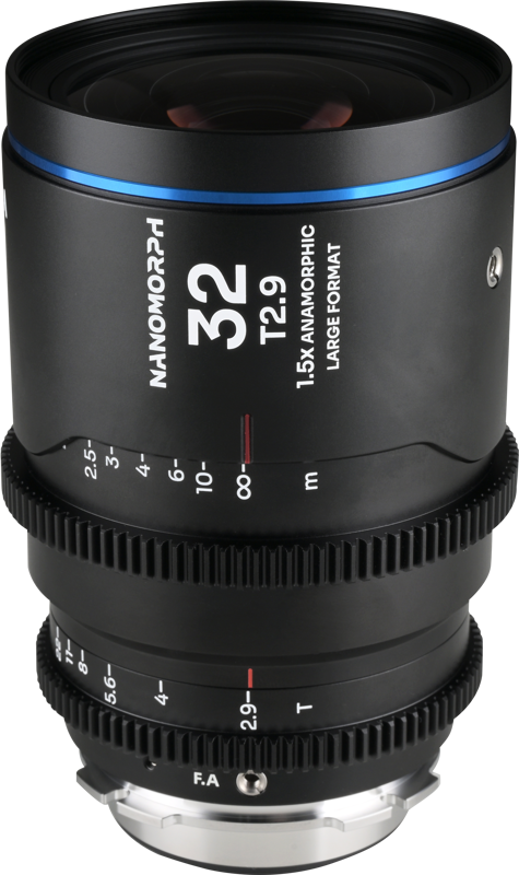 LAOWA Nanomorph LF 32mm T2.9 1.5X (Blue) - Arri PL/Canon EF
