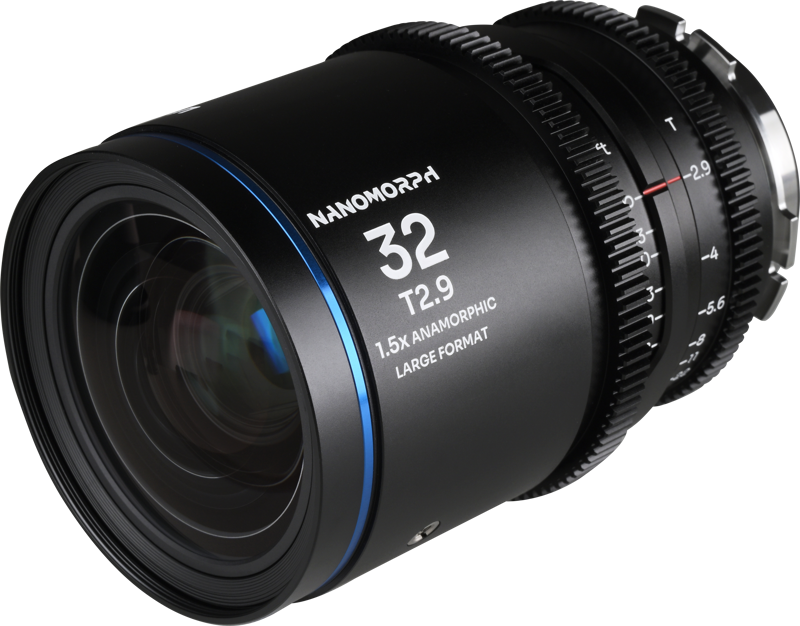 LAOWA Nanomorph LF 32mm T2.9 1.5X (Blue) - Arri PL/Canon EF