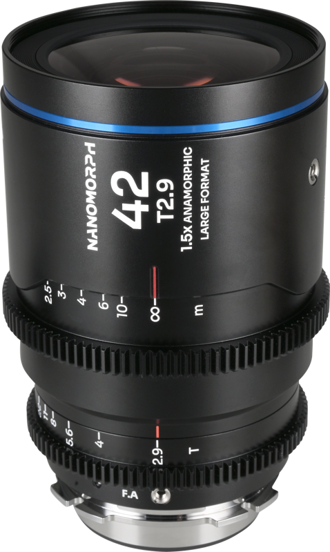 LAOWA Nanomorph LF 42mm T2.9 1.5X (Blue) - Arri PL/Canon EF