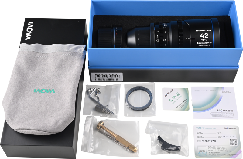 LAOWA Nanomorph LF 42mm T2.9 1.5X (Blue) - Arri PL/Canon EF