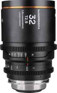 LAOWA Nanomorph LF 32mm T2.9 1.5X (Amber) - Arri PL/Canon EF